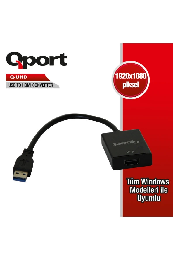 Qport  Q-uhd Usb 3.0 To Hdmi Çevirici ürün görseli 1