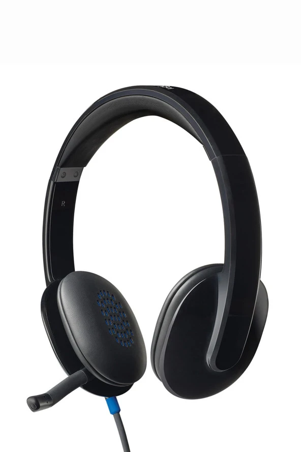 logitech  H540 USB  Gürültü Önleyici Mikrofonlu Kablolu Kulaklık - Siyah ürün görseli 1