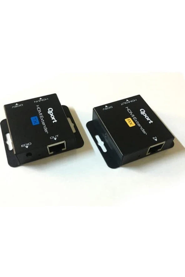 Qport  Q-hex2 Hdmı Extender Cat6 60m 2 Li Paket ürün görseli 1