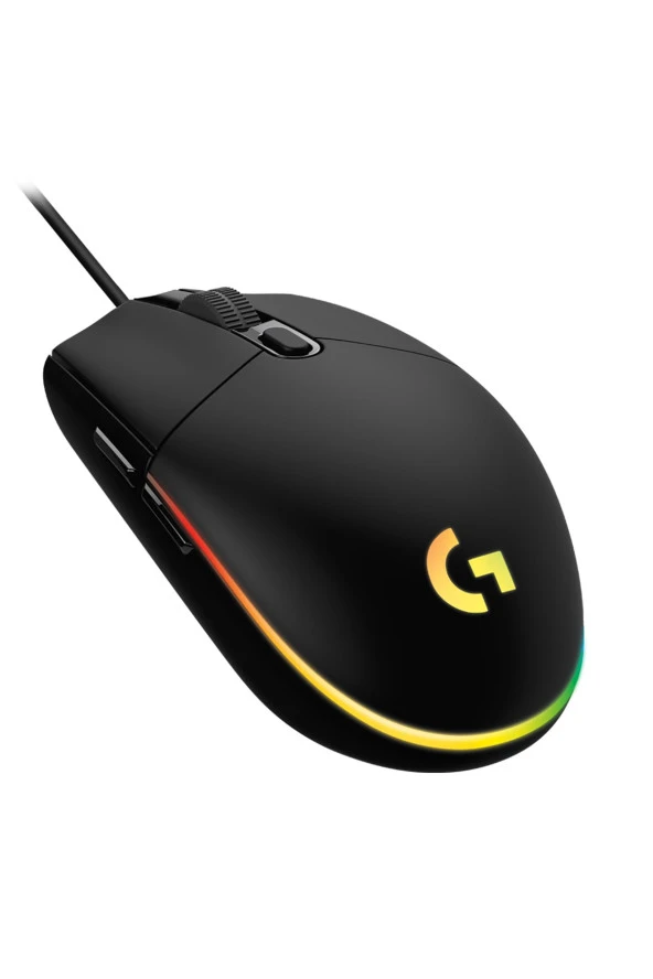 Logitech G102 LIGHTSYNC 910-005823 RGB Aydınlatmalı 8.000 DPI Kablolu Oyuncu Mouse - Siyah ürün görseli 1