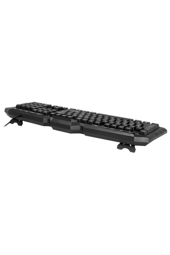 FRISBY  FK-4865QU Siyah Usb 8000 Dpı Multimedya Gaming Oyuncu Klavye Mouse Set ürün görseli 1