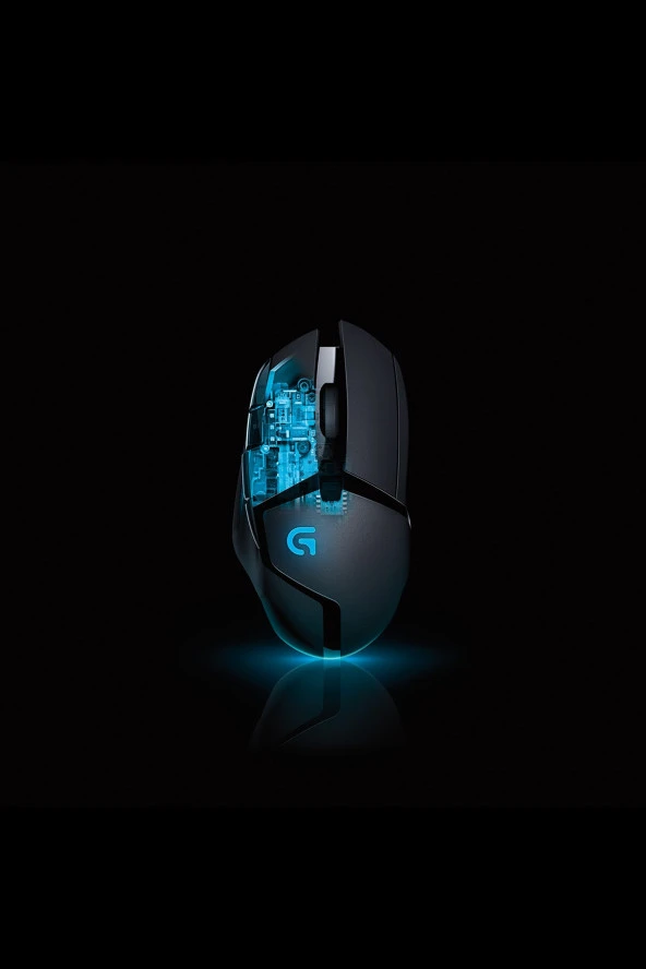 logitech  G402 Hyperion Fury 4.000 DPI Ultra Hızlı 500 IPS Oyuncu Mouse - Siyah ürün görseli 1