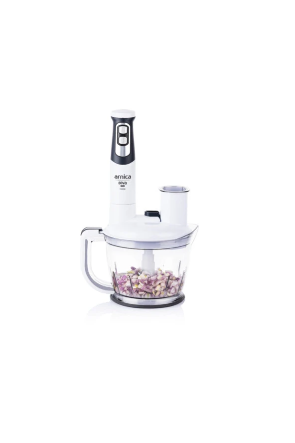 Arnica GH21800 Diva Pro Rendeli  Blender Seti-Beyaz - Resim 2