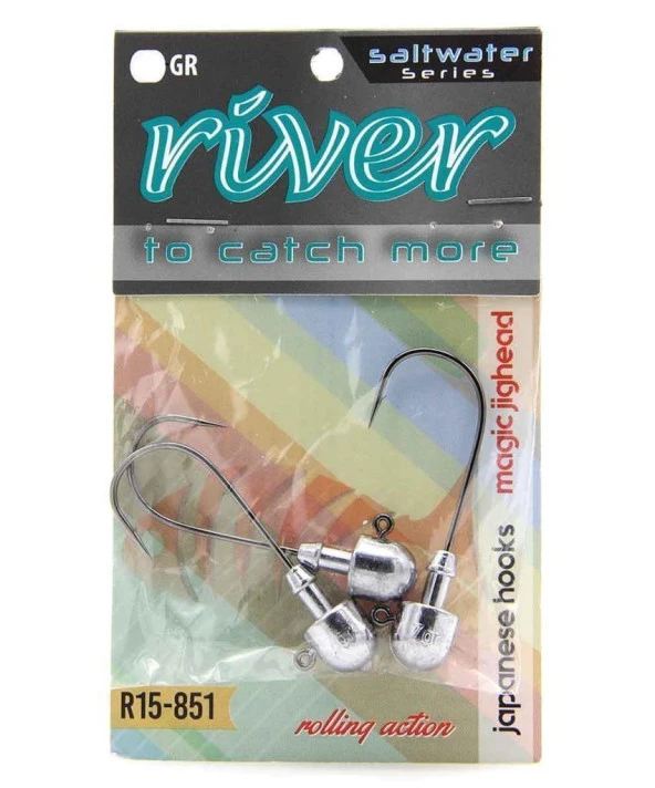 River Magic Jig Head (3 lü Paket) - Resim 2