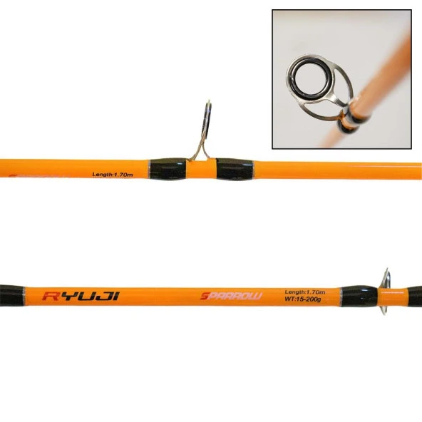 Ryuji Sparrow 170cm 15-200gr Bot Olta Kamışı - Resim 3