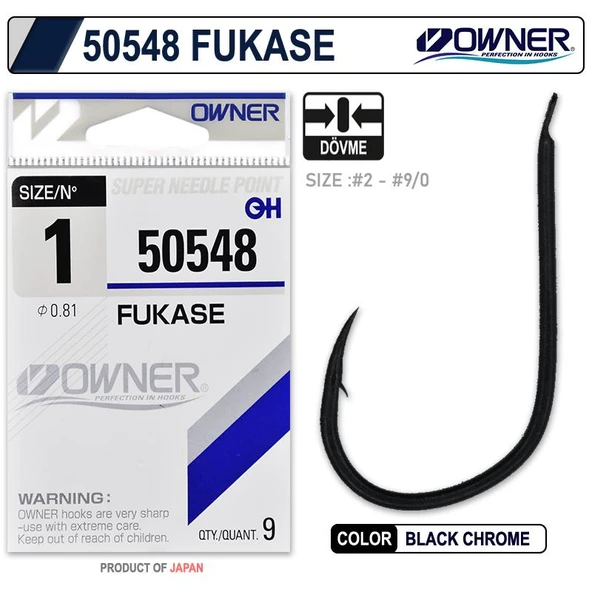 Owner 50548 Fukase Black İğne ürün görseli 1