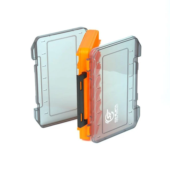 Shufa Lure Box Çift Taraflı Kutu 105mm - Turuncu ürün görseli 1
