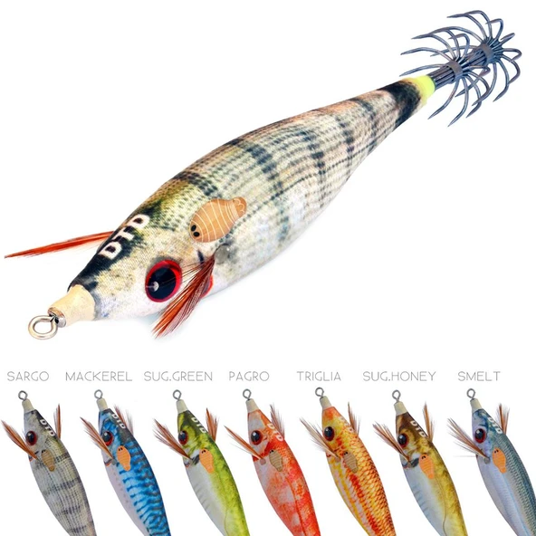 DTD Real Fish Bukva 1.5 55mm 5,5gr Kalamar Zokası ürün görseli 1