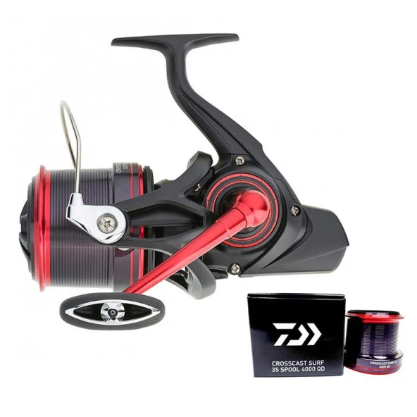 Daiwa Crosscast S22 35 SCW 4000 QDR Surf Makinesi (Yedek Kafalı) ürün görseli 1