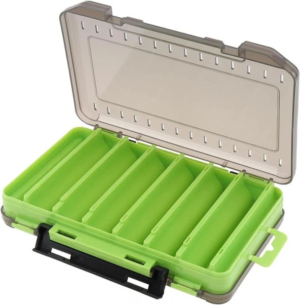 Shufa Lure Box Çift Taraflı Kutu 105mm - Yeşil ürün görseli 1