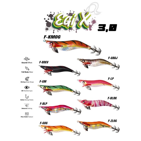 Fujin EgiX 3.0 16.4gr Kalamar Zokası ürün görseli 1
