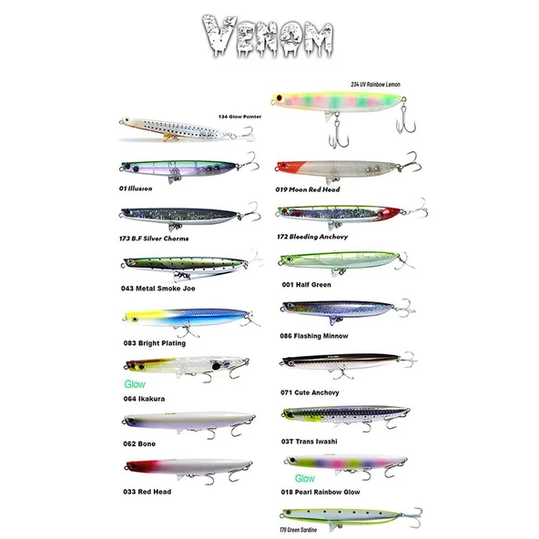 Fujin Venom 120mm 20gr Su Üstü Maket Yem ürün görseli 1