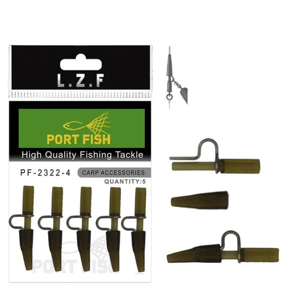 Portfish 2322-4 Distance Lead Clip and Tail Rubber (5 Adet) ürün görseli 1