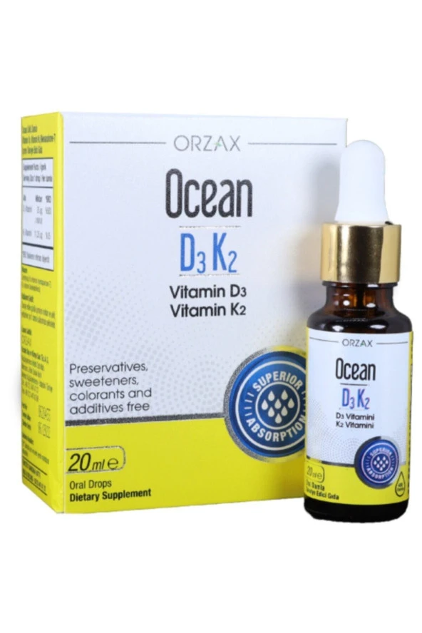 Ocean D3K2 Damla 20 ml 3 Kutu - Resim 3