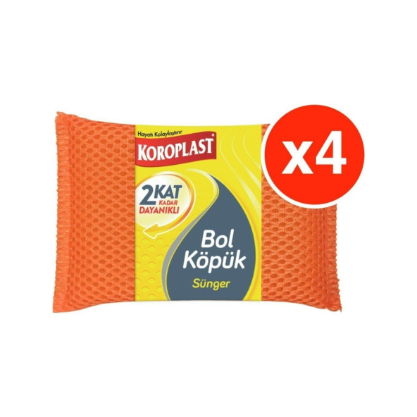 Koroplast Bol Köpük Sünger x 4 Adet ürün görseli 1
