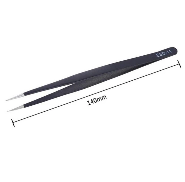 Esd ST 11 Antistatik Cımbız Düz 140mm ürün görseli 1