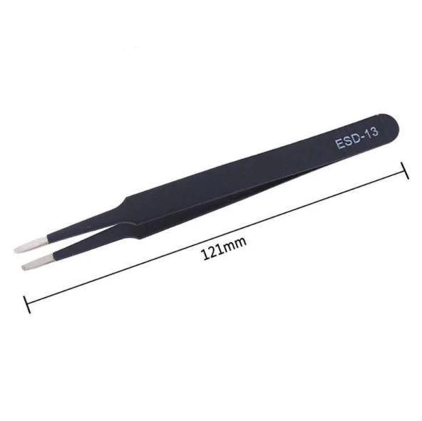 Esd ST 13 Antistatik Cımbız Düz 120mm ürün görseli 1