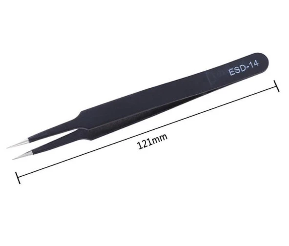 Esd ST 14 Antistatik Cımbız Düz 120mm ürün görseli 1