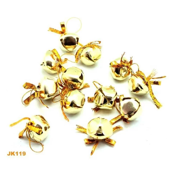 Yılbaşı Yeniyıl Ağacı Süsü Asılabilir Çıngırak Çan Zil Christmas Tree Ornaments ürün görseli 1