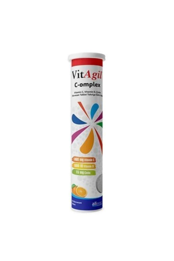 Vitagil Vitamin C-omplex 20 Efervesan Tablet ürün görseli 1