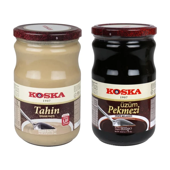 Koska Tahin 600 gr + Pekmez 800 gr 2 li Set ürün görseli 1