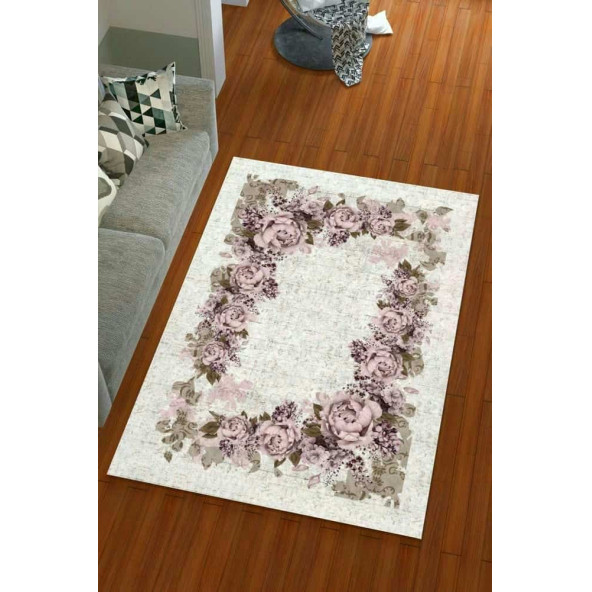 Kadife Modern Halı Örtüsü ürün görseli 1