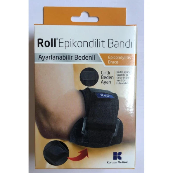 Roll Ayarlanabilir Bedenli Epikondilit Bandı ürün görseli 1
