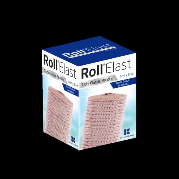 Roll Elast Bandaj Ten Rengi 6cm x 3,5m ürün görseli 1