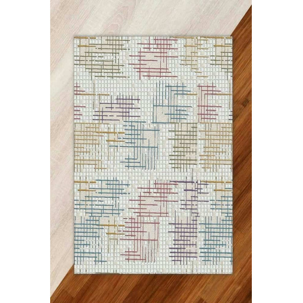 Kadife Modern Halı Örtüsü ürün görseli 1