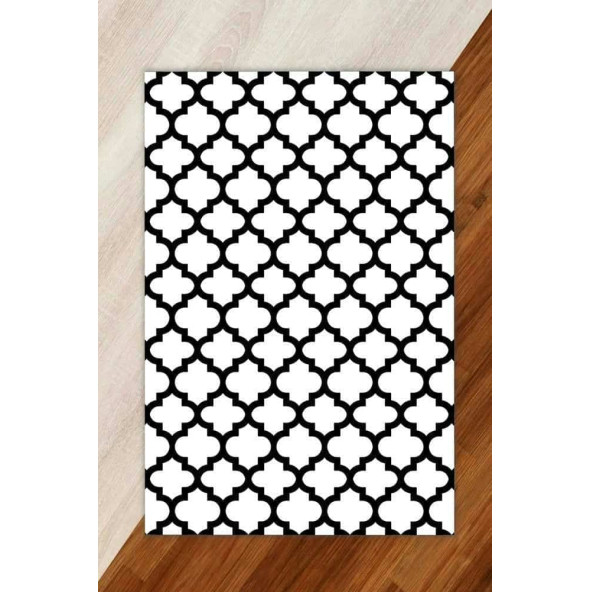 İpek Lastikli Modern Halı Örtüsü ürün görseli 1