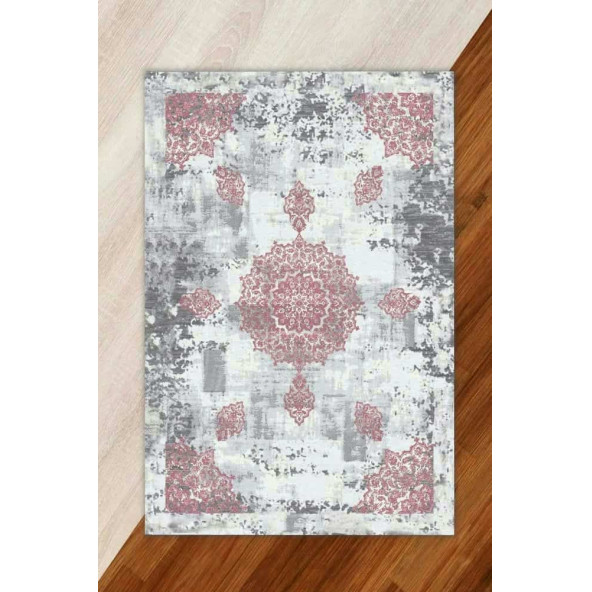 Modern Desenli Lastikli Halı Örtüsü ürün görseli 1