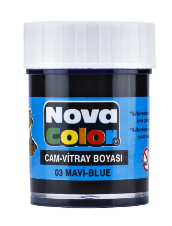Nova Color Cam Boyası Mavi 30 cc 2 adet ürün görseli 1