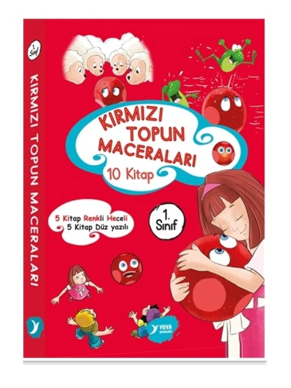 Yuva - Kırmızı Topun Maceraları Hikaye Kitabı 10 Kitap 1.Sınıf ürün görseli 1