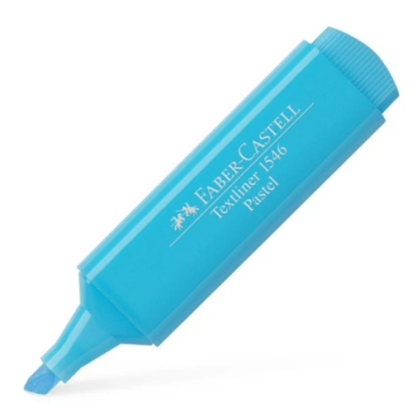 Faber Castell Fosforlu Kalem Pastel Mavi ürün görseli 1