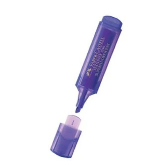 Faber Castell Fosforlu Kalem Mor ürün görseli 1