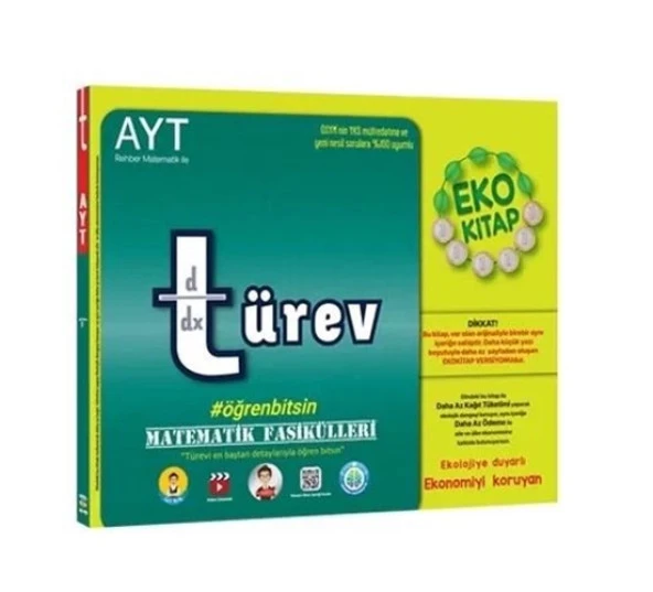 Tonguç Ayt Matematik Fasikülleri Türev ürün görseli 1