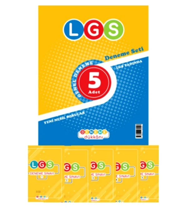 Deneme 8.Sınıf Lgs Deneme Seti 5Li ürün görseli 1