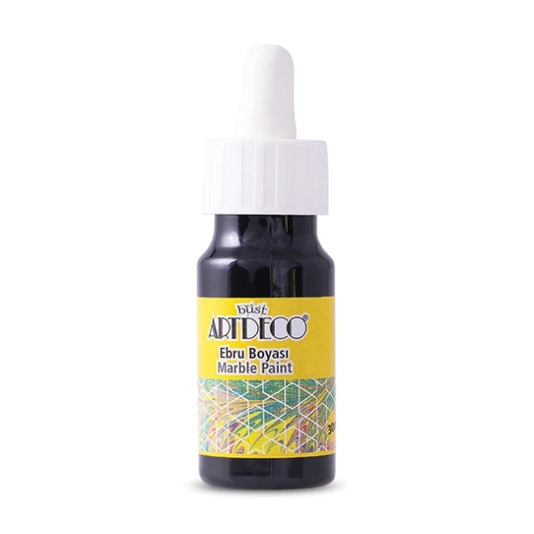 Artdeco Ebru Boyası 30Ml Siyah ürün görseli 1