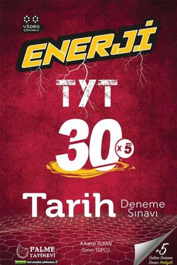 Palme Enerji Tyt Tarih Deneme 30X5 ürün görseli 1