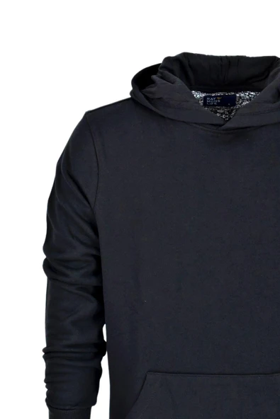 Erkek Kapüşonlu Basic Sweatshirt R2248 BGL-ST03192 - Resim 12