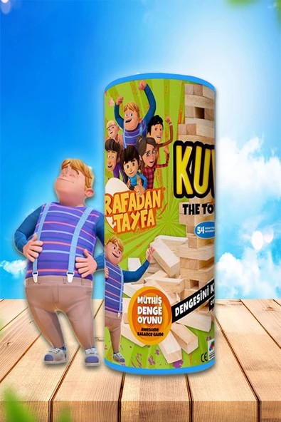 Redka Rafadan Tayfa Ahşap Kule Oyunu (Denge Oyunu) Jenga ürün görseli 1