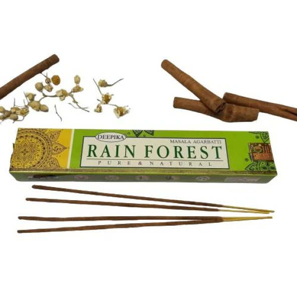 Deepika Rain Forest Aromalı Masala Çubuk Tütsü - Resim 2
