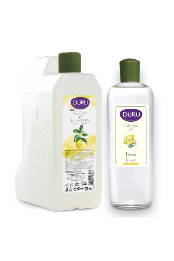 Duru Limon Kolonya 80 Derece 900ml Bidon & 400ml Pet Şişe ürün görseli 1