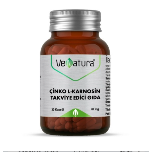 Venatura Çinko L-Karnosin 30 Kapsül ürün görseli 1