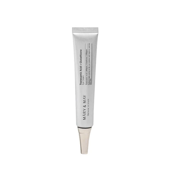 Mary & May Tranexamic Acid + Glutathion Koyu Halka Karşıtı Aydınlatıcı Göz Çevresi Kremi 12 Gr ürün görseli 1