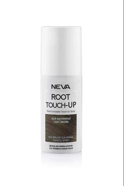 Neva Root Touch-up Saç Dipleri Için Kapatıcı Sprey Açık Kahverengi 75ml ürün görseli 1