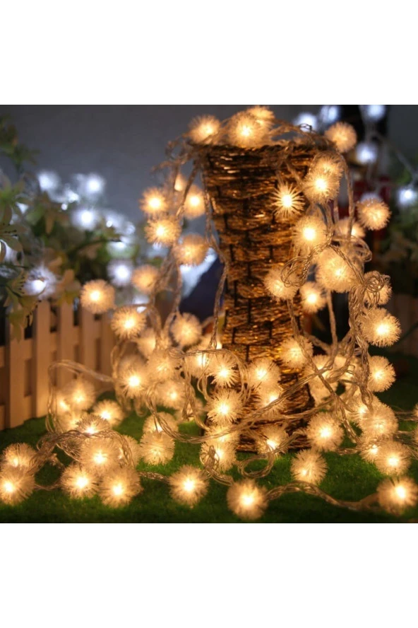 NOEL YILBAŞI AĞACI IŞIĞI LED IŞIK KİRPİ TOP LED IŞIK KİRPİ GÜN IŞIĞI LED IŞIK 220V İP LED IŞIK ürün görseli 1