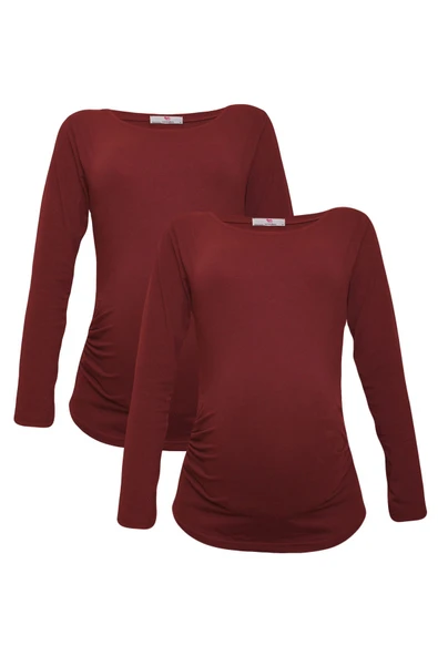 LuvmaBelly MYRA2303_2303 Hamile tshirt seti ürün görseli 1