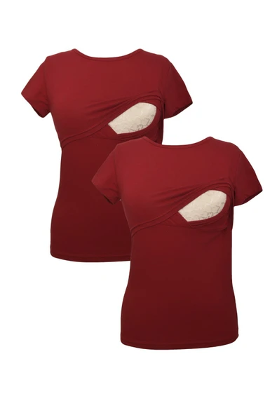 LuvmaBelly MYRA2502_2502 Emzirme tshirt seti ürün görseli 1