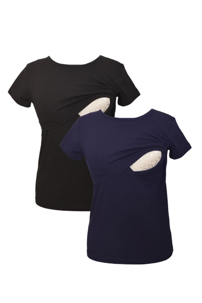 LuvmaBelly MYRA2501_2504 Emzirme tshirt seti ürün görseli 1